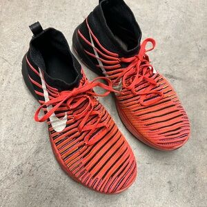 Nike Red and Black Athletic Shoes